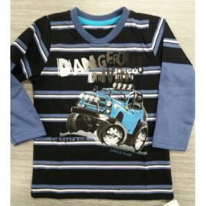 Tričko Dangerous , Velikost - 116 , Barva - Modro-černá