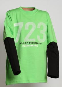 Tričko DENIM , Velikost - 122 , Barva - Zelená
