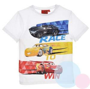 Tričko Disney Cars , Velikost - 98 , Barva - Biela