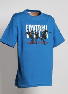 Tričko FOOTBALL , Barva - Modrá