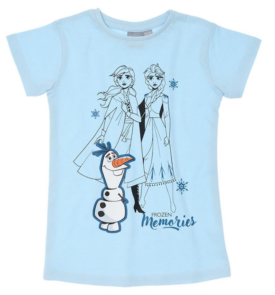 Tričko Frozen Olaf, Elsa a Anna