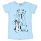 Tričko Frozen Olaf, Elsa a Anna , Velikost - 116 , Barva - Tyrkysová