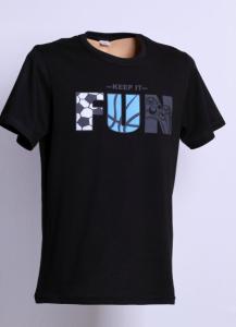 Tričko FUN , Dospělé velikosti - M , Barva - Čierna