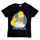 Tričko Homer Simpson , Dospělé velikosti - M , Barva - Čierna