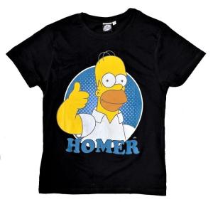 Tričko Homer Simpson , Barva - Čierna