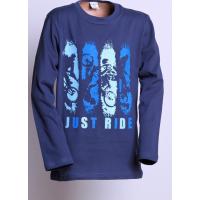 Tričko JUST RIDE , Velikost - 116 , Barva - Tmavo modrá
