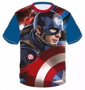 Tričko Kapitán Amerika , Barva - Modrá