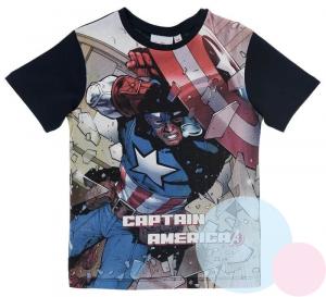 Tričko Kapitán Amerika , Barva - Tmavo modrá