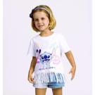 TRIČKO LILO A STITCH , Velikost - 110 , Barva - Biela