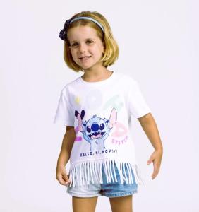 TRIČKO LILO A STITCH , Velikost - 110 , Barva - Biela