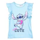 Tričko Lilo a Stitch Cute , Velikost - 98 , Barva - Světlo modrá