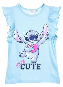Tričko Lilo a Stitch Cute , Velikost - 98 , Barva - Světlo modrá