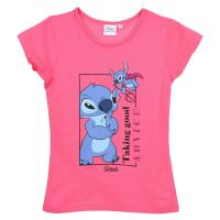 Tričko Lilo a Stitch Advice , Velikost - 98 , Barva - Ružová