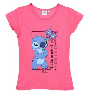 Tričko Lilo a Stitch Advice , Velikost - 98 , Barva - Ružová