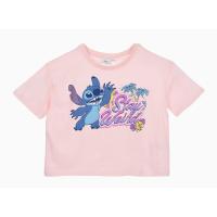 Tričko Lilo a Stitch Stay Weird , Velikost - 140 , Barva - Svetlo ružová