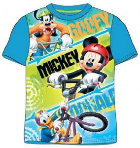 Tričko Mickey Mouse , Barva - Modrá