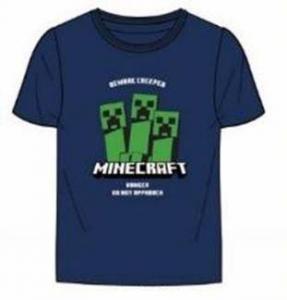 TRIČKO Minecraft , Barva - Tmavo modrá