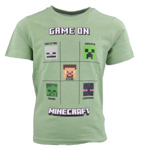 TRIČKO Minecraft , Velikost - 116 , Barva - Zelená