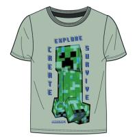 TRIČKO Minecraft , Velikost - 152 , Barva - Zelená