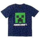 TRIČKO Minecraft , Velikost - 110/116 , Barva - Tmavo modrá