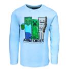Tričko Minecraft , Velikost - 116 , Barva - Světlo modrá