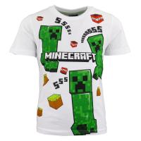 Tričko Minecraft , Velikost - 140 , Barva - Biela