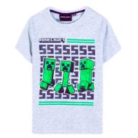 Tričko Minecraft Zombie , Velikost - 116 , Barva - Šedá