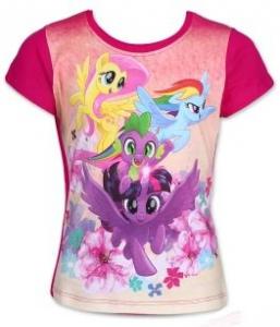 Tričko My Little Pony , Barva - Tmavo ružová