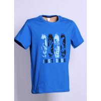 Tričko JUST RIDE , Dospělé velikosti - M , Barva - Modrá