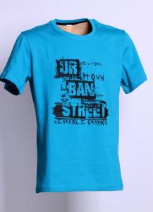 Tričko URBAN STREET , Dospělé velikosti - M , Barva - Tyrkysová