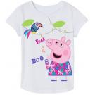 Tričko Peppa Pig , Velikost - 104 , Barva - Biela
