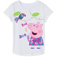 Tričko Peppa Pig , Velikost - 92 , Barva - Biela