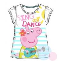 TRIČKO PEPPA PIG , Velikost - 128 , Barva - Biela