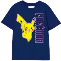 Tričko Pokémon Pikachu , Velikost - 110/116 , Barva - Tmavo modrá