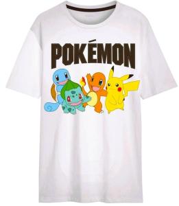 TRIČKO POKÉMON Team Pikachu biela , Velikost - 146/152 , Barva - Biela