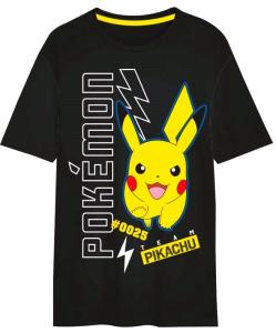 TRIČKO POKÉMON Team Pikachu čierna , Velikost - 110/116 , Barva - Čierna