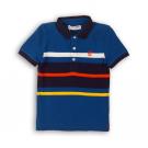 Tričko Polo prúžky , Velikost - 98/104 , Barva - Modrá