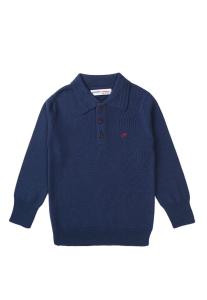 Tričko Polo Retro , Velikost - 98/104 , Barva - Modrá