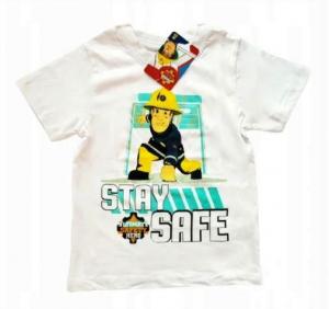 TRIČKO hasič Sam , Barva - Biela