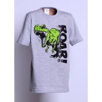 Tričko ROAR. dinosaurus , Velikost - 146 , Barva - Šedá