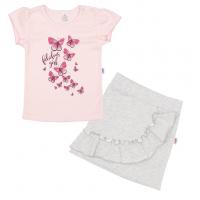 Tričko so sukienkou New Baby Butterflies , Velikost - 62 , Barva - Ružová