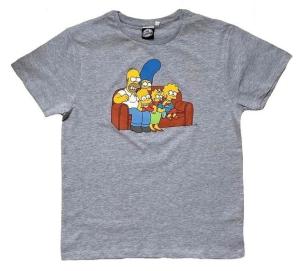 Tričko Simpson , Dospělé velikosti - M , Barva - Šedá