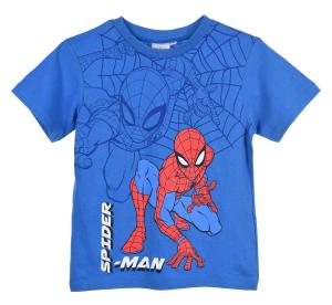 Tričko Spiderman Sítě , Velikost - 98 , Barva - Modrá
