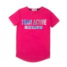 Tričko športové Active , Velikost - 98/104 , Barva - Tmavo ružová
