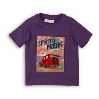 Tričko Spring Break , Velikost - 98/104 , Barva - Tmavo fialová