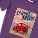Tričko Spring Break , Velikost - 98/104 , Barva - Tmavo fialová-2