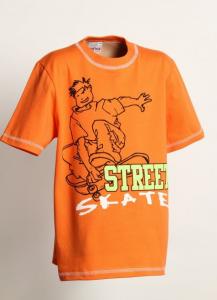 Tričko STREET , Velikost - 122 , Barva - Pomerančová