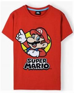Tričko Super Mario , Velikost - 110 , Barva - Červená