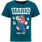 Tričko Super Mario , Velikost - 98 , Barva - Petrolejová