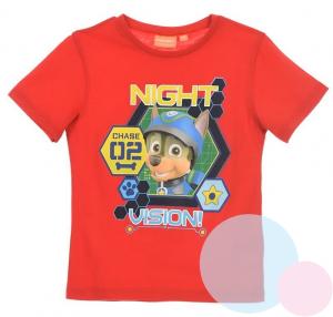 Tričko Paw Patrol , Velikost - 104 , Barva - Červená